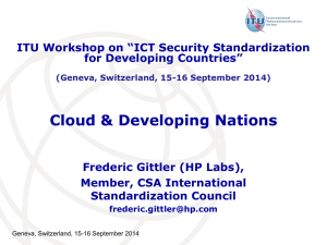 Cloud &amp; Developing Nations