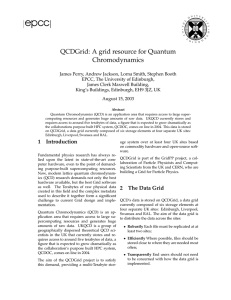 QCDGrid: A grid resource for Quantum Chromodynamics