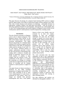 GRID-BASED MAMMOGRAPHY TRAINING