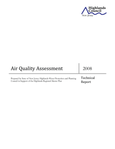 Air Quality Assessment 2008 Technical 