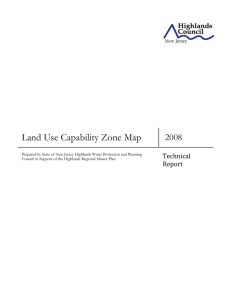 Land Use Capability Zone Map  Technical 