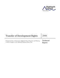 Transfer of Development Rights 2008 Technical 