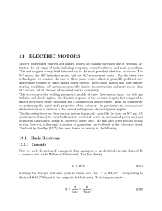 13  ELECTRIC  MOTORS