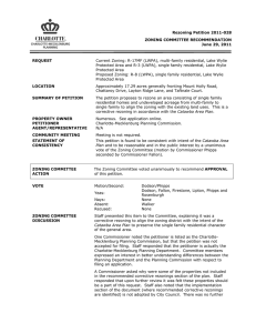 Rezoning Petition 2011-028 ZONING COMMITTEE RECOMMENDATION June 29, 2011