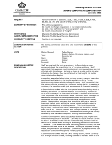 Rezoning Petition 2011-038 ZONING COMMITTEE RECOMMENDATION June 29, 2011