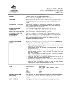 Rezoning Petition 2011-041 ZONING COMMITTEE RECOMMENDATION July 27, 2011