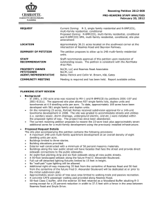 Rezoning Petition 2012-008 PRE-HEARING STAFF ANALYSIS February 20, 2012