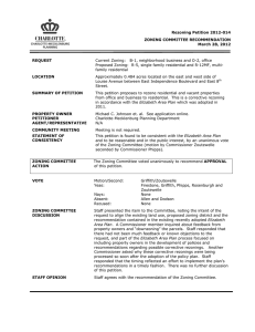 Rezoning Petition 2012-014 ZONING COMMITTEE RECOMMENDATION March 28, 2012