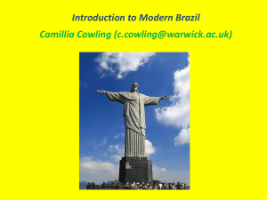 Introduction to Modern Brazil Camillia Cowling ()