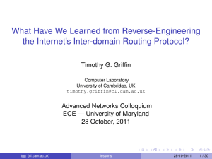 What Have We Learned from Reverse-Engineering the Internet’s Inter-domain Routing Protocol?