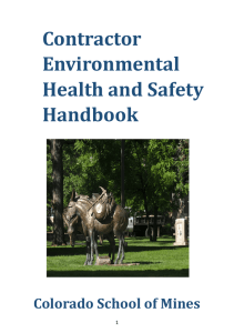 Contractor Environmental Health and Safety Handbook