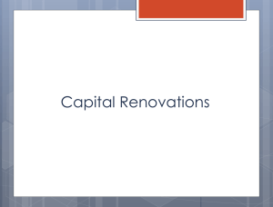 Capital Renovations