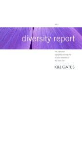 diversity report 2012 The publication highlighting diversity and