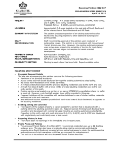 Rezoning Petition 2012-027 PRE-HEARING STAFF ANALYSIS April 16, 2012