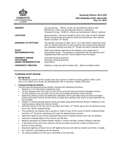 Rezoning Petition 2012-035 PRE-HEARING STAFF ANALYSIS May 14, 2012