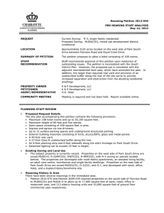 Rezoning Petition 2012-040 PRE-HEARING STAFF ANALYSIS May 14, 2012