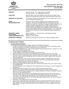 Rezoning Petition 2012-059 PRE-HEARING STAFF ANALYSIS June 18, 2012