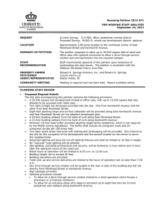 Rezoning Petition 2012-071 PRE-HEARING STAFF ANALYSIS September 24, 2012