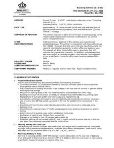 Rezoning Petition 2012-092 PRE-HEARING STAFF ANALYSIS November 12, 2012