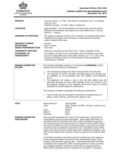 Rezoning Petition 2012-092 ZONING COMMITTEE RECOMMENDATION November 28, 2012