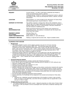 Rezoning Petition 2012-093 PRE-HEARING STAFF ANALYSIS November 12, 2012