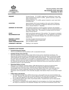 Rezoning Petition 2012-098 PRE-HEARING STAFF ANALYSIS November 12, 2012