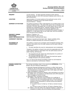 Rezoning Petition 2012-102 Zoning Committee Recommendation December 1, 2014