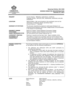 Rezoning Petition 2013-008 ZONING COMMITTEE RECOMMENDATION February 27, 2013