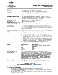 Rezoning Petition 2013-011 ZONING COMMITTEE RECOMMENDATION February 27, 2013