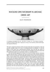INVOLVED SPECTATORSHIP IN ARCHAIC GREEK ART