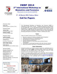IWBF 2014 Call for Papers