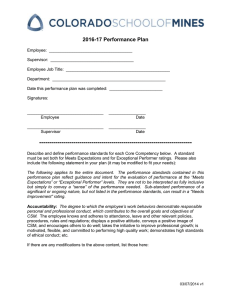 2016-17 Performance Plan