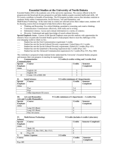 Essential Studies at the University of North Dakota