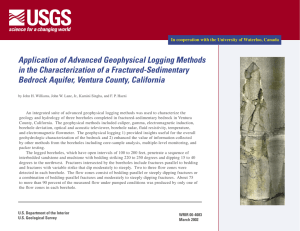 Application of Advanced Geophysical Logging Methods