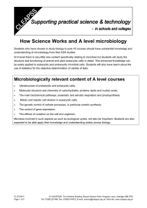 How Science Works and A level microbiology