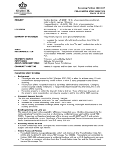 Rezoning Petition 2013-027 PRE-HEARING STAFF ANALYSIS March 18, 2013 REQUEST