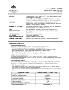 Rezoning Petition 2013-032 PRE-HEARING STAFF ANALYSIS March 18, 2013