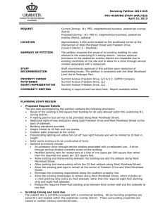 Rezoning Petition 2013-035 PRE-HEARING STAFF ANALYSIS April 15, 2013