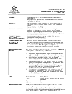 Rezoning Petition 2013-035 ZONING COMMITTEE RECOMMENDATION April 24, 2013