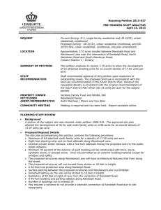 Rezoning Petition 2013-037 PRE-HEARING STAFF ANALYSIS April 15, 2013