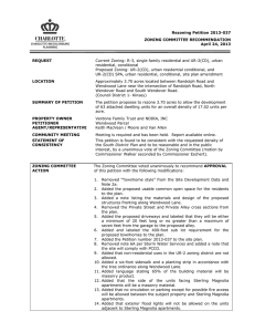 Rezoning Petition 2013-037 ZONING COMMITTEE RECOMMENDATION April 24, 2013