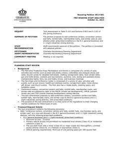 Rezoning Petition 2013-061 PRE-HEARING STAFF ANALYSIS October 21, 2013