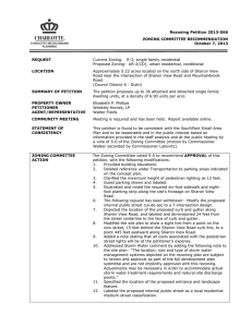 Rezoning Petition 2013-066 ZONING COMMITTEE RECOMMENDATION October 7, 2013