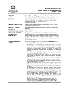 Rezoning Petition 2013-067 ZONING COMMITTEE RECOMMENDATION October 7, 2013