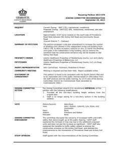 Rezoning Petition 2013-070 ZONING COMMITTEE RECOMMENDATION September 25, 2013