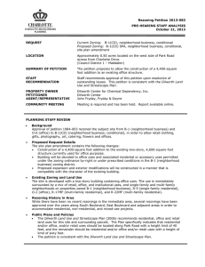 Rezoning Petition 2013-083 PRE-HEARING STAFF ANALYSIS October 21, 2013