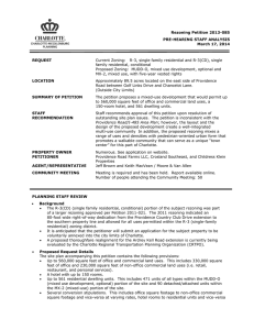 Rezoning Petition 2013-085 PRE-HEARING STAFF ANALYSIS March 17, 2014