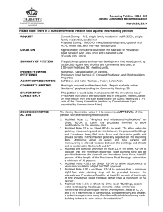 Rezoning Petition 2013-085 Zoning Committee Recommendation March 26, 2014