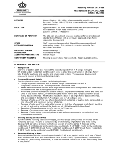 Rezoning Petition 2013-086 PRE-HEARING STAFF ANALYSIS October 21, 2013