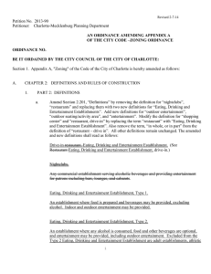 Petition No.  2013-90  Petitioner:    Charlotte-Mecklenburg Planning Department